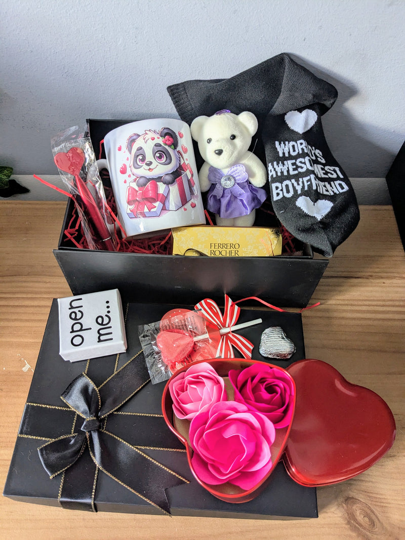 Valentines bundle box for him or her