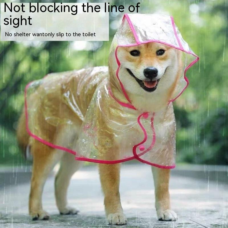 Pet Raincoat Dog Small Dog