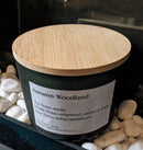 Autumn woodland candle