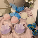 Sets of 4 heart,star and butterfly tealight candles 16 candles in total