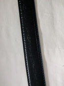 Mens Black 100cm Leather belt and wallet gift set