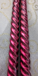 set of 4 taper candles in pack