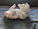 ceramic cat ornamant gift wall, free standing