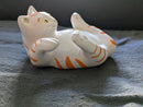 ceramic cat ornamant gift wall, free standing