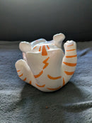 ceramic cat ornamant gift wall, free standing