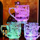 3D Dragon Embossed LED Light Cup