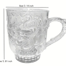 3D Dragon Embossed LED Light Cup