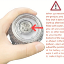 3D Dragon Embossed LED Light Cup