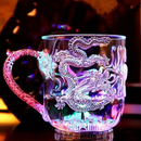 3D Dragon Embossed LED Light Cup