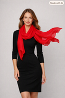 Premium Lightweight Scarves & Stoles — Chiffon, Cotton & Lycra, Gift for Her
