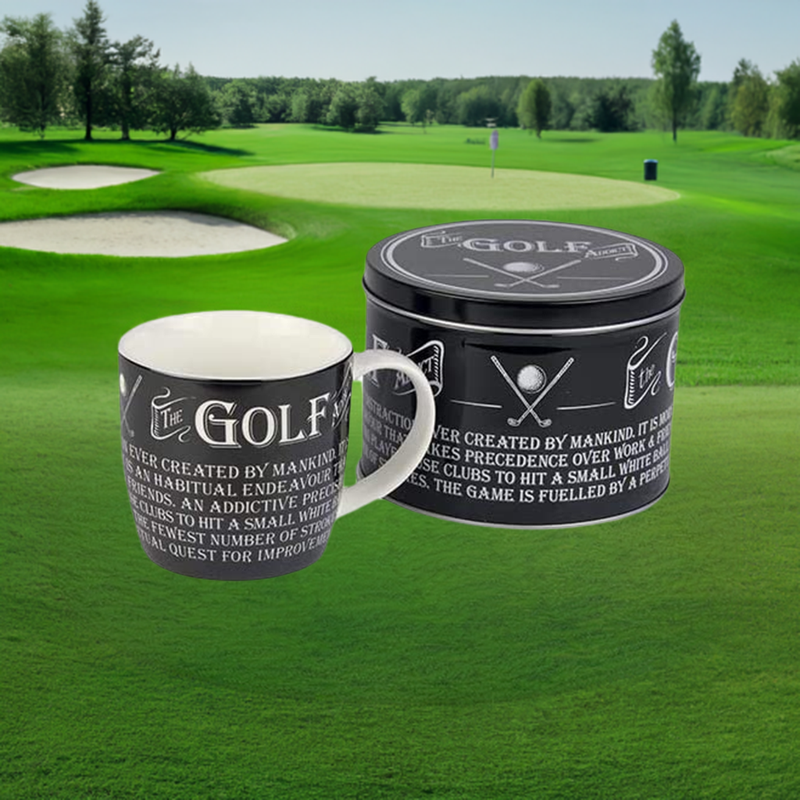 Golf lovers Arora Ultimate Gift  - Mug in a Tin