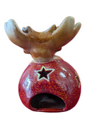 Reindeer tea light Christmas deco