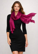 Premium Lightweight Scarves & Stoles — Chiffon, Cotton & Lycra, Gift for Her