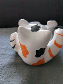 ceramic cat ornamant gift wall, free standing