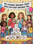 Birthday mugs with transfers selection