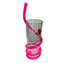 Mr Happy twisty straw tumblers