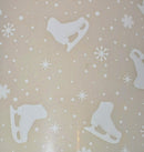 Ice scate Christmas snuggle blanket