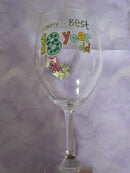 18th Birthday presentation glass