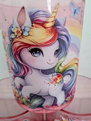 3 set Unicorn or Monsters kids party BBQ Picnic plastic cups