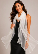 Premium Lightweight Scarves & Stoles — Chiffon, Cotton & Lycra, Gift for Her