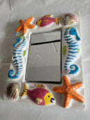 Toothbrush / pen & scissor holder/ mirror