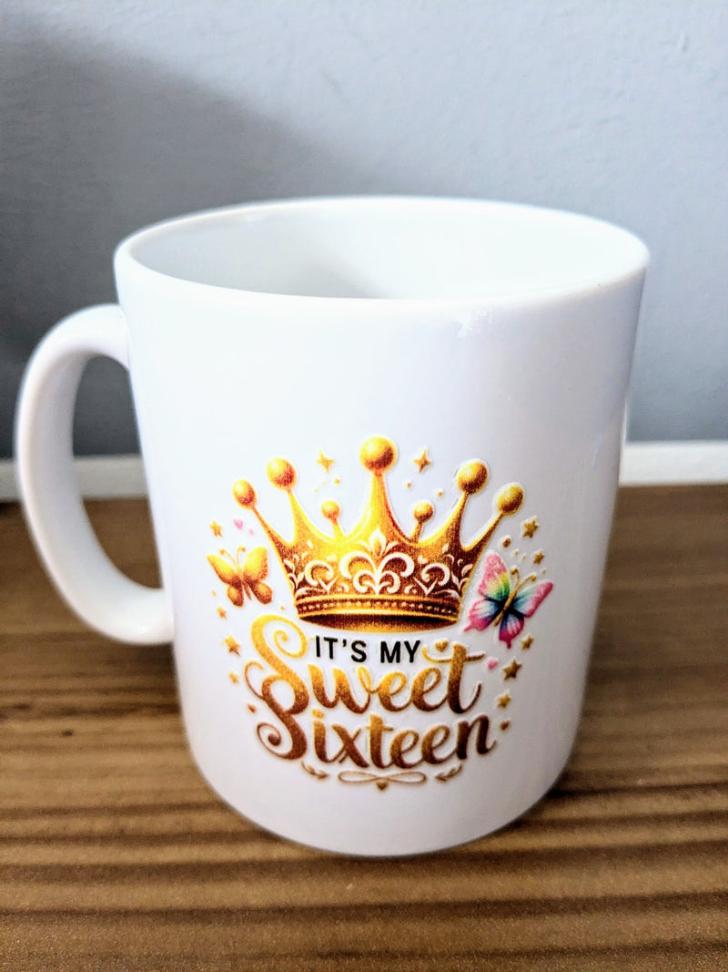 Birthday mugs selection