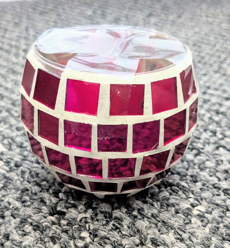 Disco ball candle holder