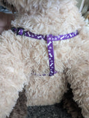 Pink/purple /red small dog adjustable harness with lead. Can be used for kittens rabbits