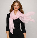 Premium Lightweight Scarves & Stoles — Chiffon, Cotton & Lycra, Gift for Her