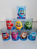 3 set Unicorn or Monsters kids party BBQ Picnic plastic cups