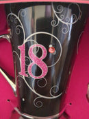 Congratulations 18th glass or mug