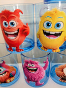 3 set Unicorn or Monsters kids party BBQ Picnic plastic cups