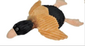 duck disk dog fetch toy with squeeker