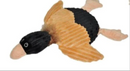 duck disk dog fetch toy with squeeker