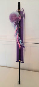 Cat teaser wand and plush fish toy pet accessories