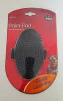 Palm pad wire grooming brush
