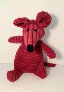 Corded dog puppy chew toys, active play fetch squeaker soft plush-0