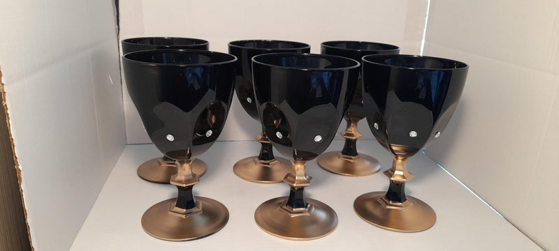 set 6 glass goblets-0