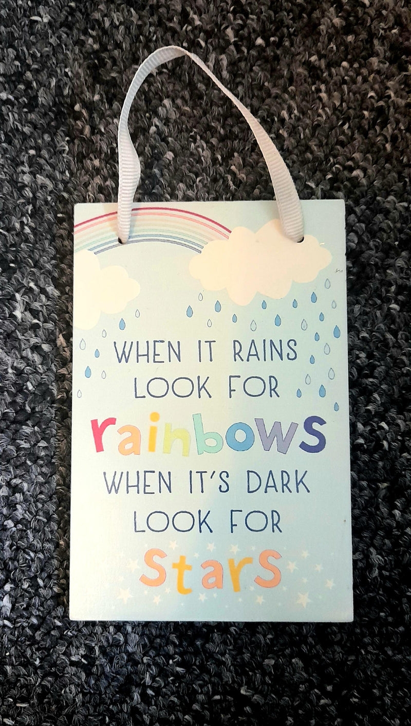 Little rainbows plaque-0