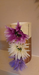 Vase triple flower-0