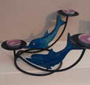 Dolphin tea light candle holder