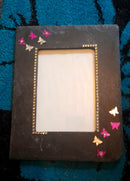 Slate butterfly photo frame