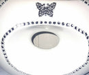White oval vase