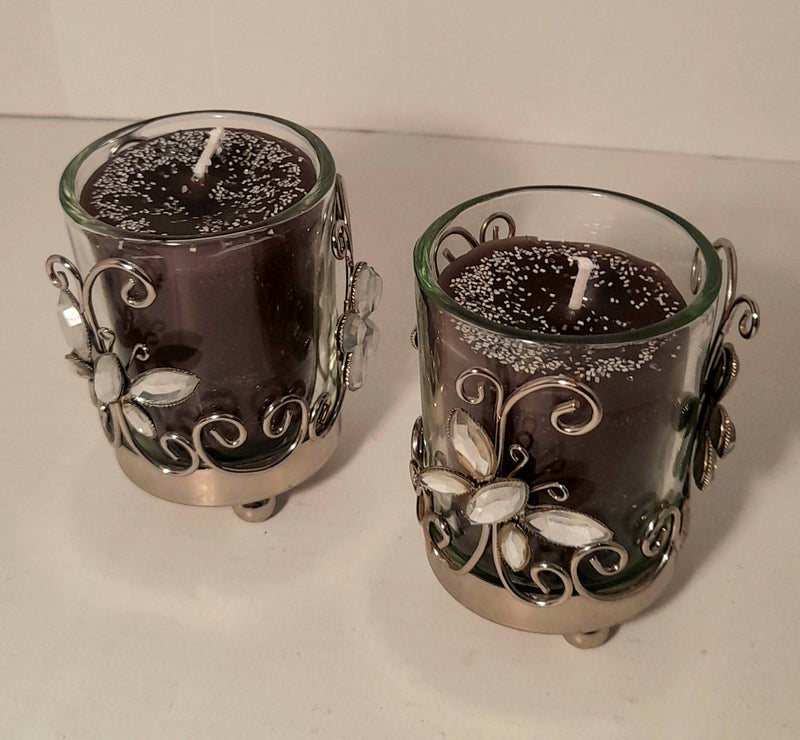 Glass candle holder gift home decor