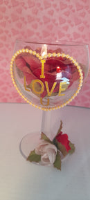 Valentines glasses