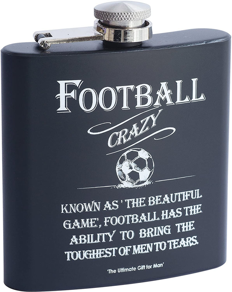Arora Football Hip Flask - Bundled Gifts