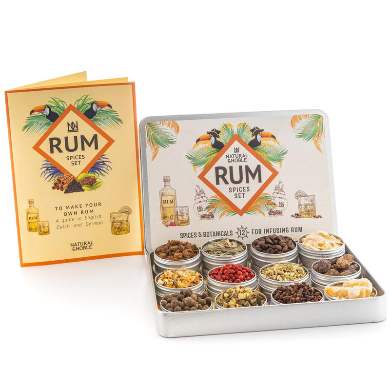 Rum Spices and Infusions Kit (Set of 12) - Bundled Gifts