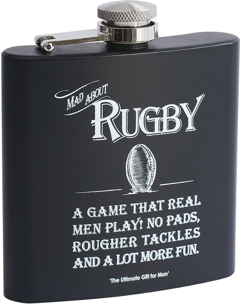 Arora Rugby Hip Flask - Bundled Gifts