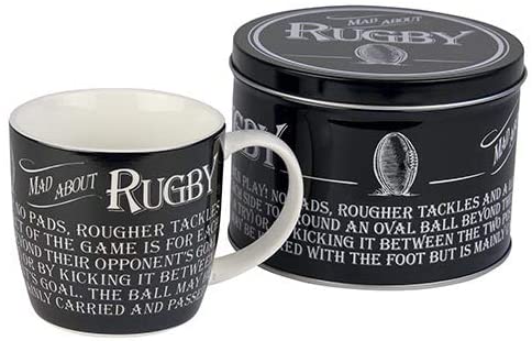 Arora Ultimate Gift for Rugby Lovers - Mug in a Tin - Bundled Gifts