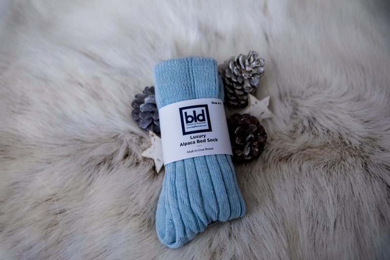 Ladies Bed / Lounge Socks in Luxury Alpaca Wool